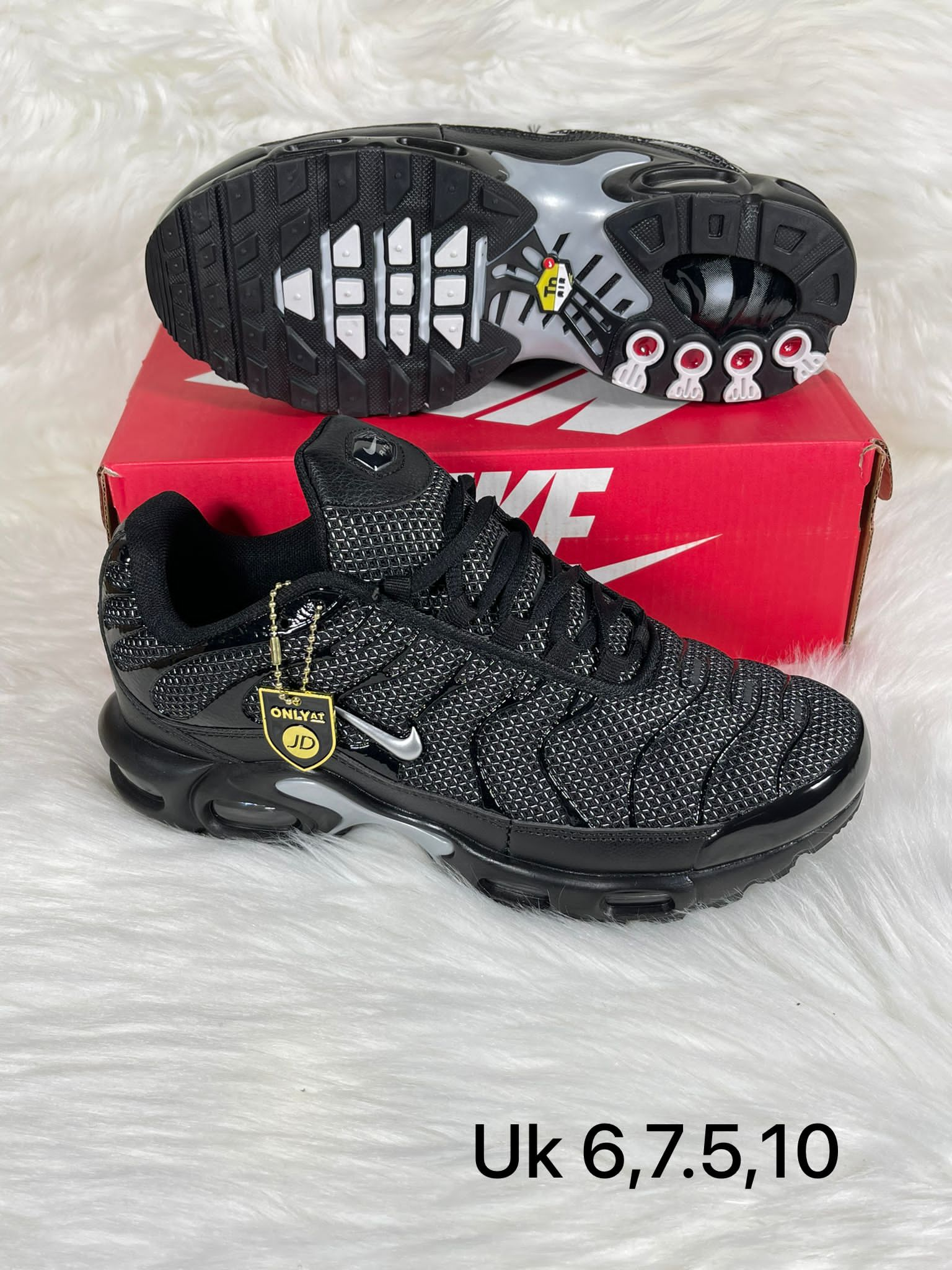 Nike tns clearance black jd